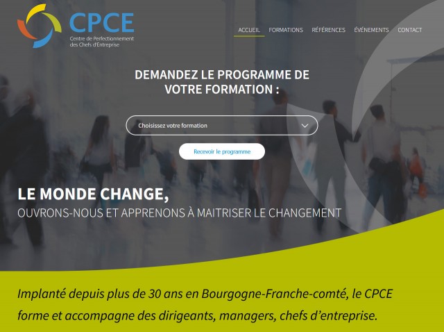 Refonte du site web CPCE FC