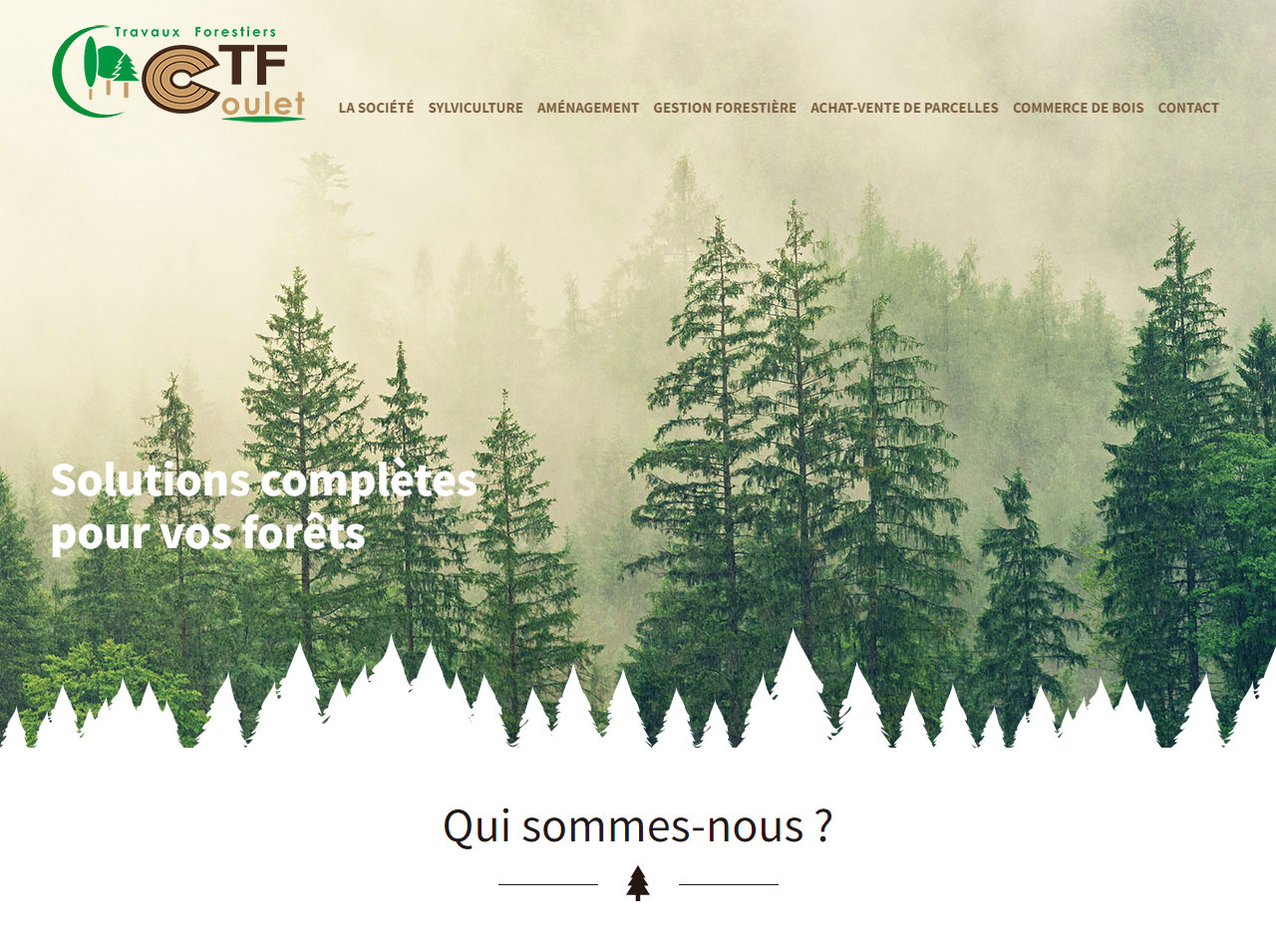 Refonte du site internet de CTF Forestier