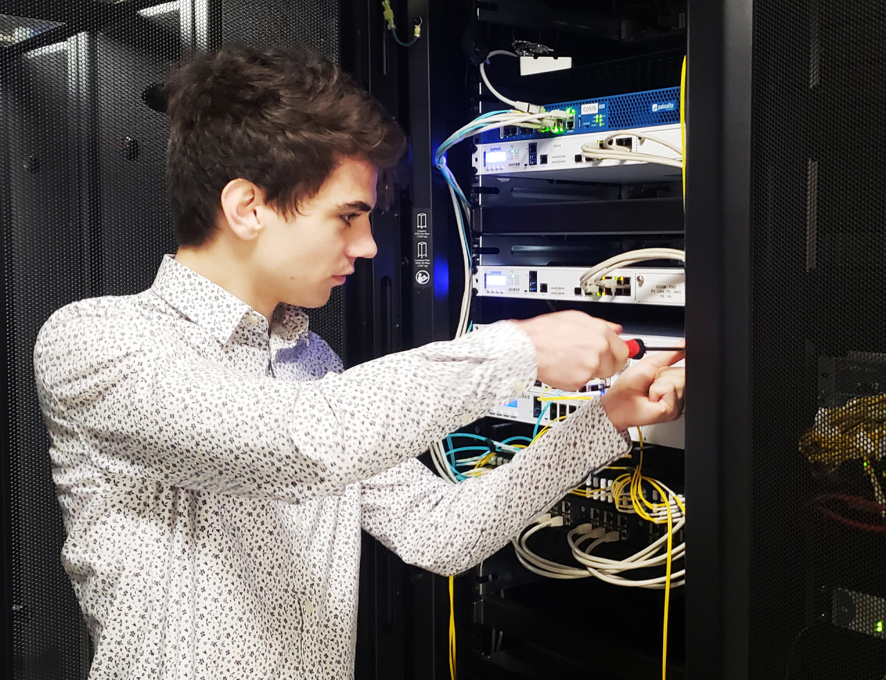 Un stagiaire au pôle réseau !