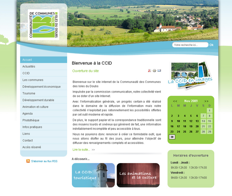 La CCID se dote d'un nouveau site web