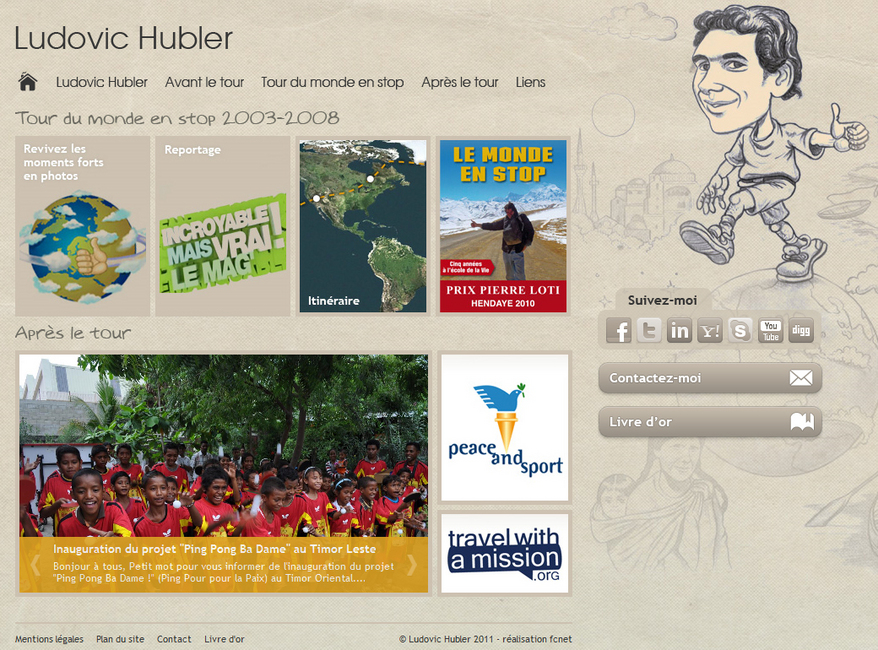 Site web de Ludovic Hubler