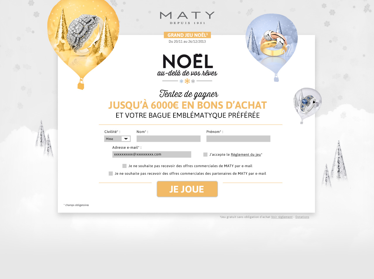 Jeu web Maty Noël