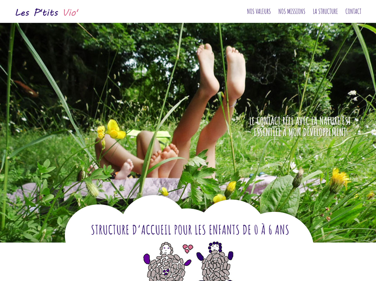 Création du site web www.lesptitsvio.fr