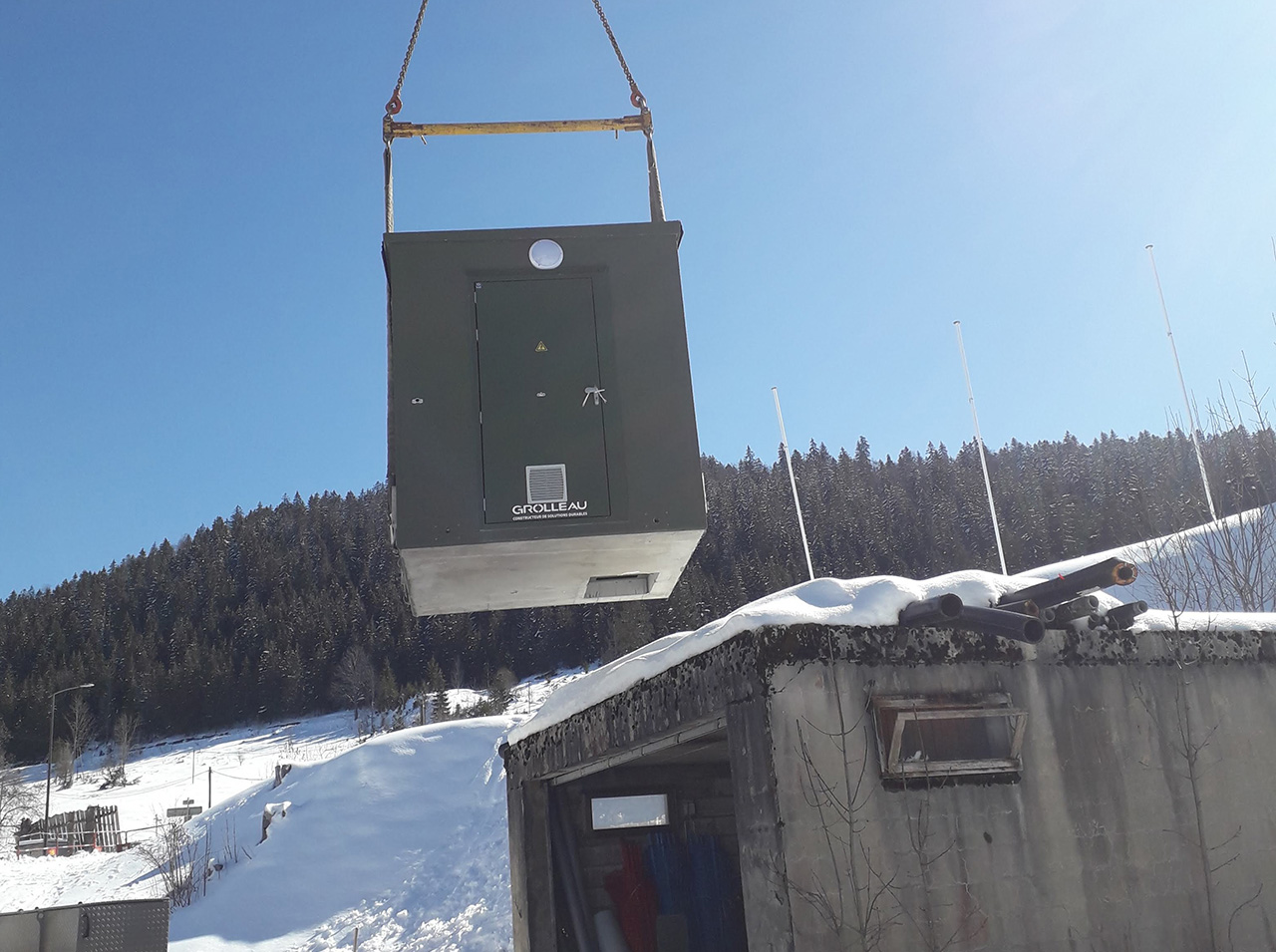 Installation d'un nouveau SRO à Chaux-Neuve